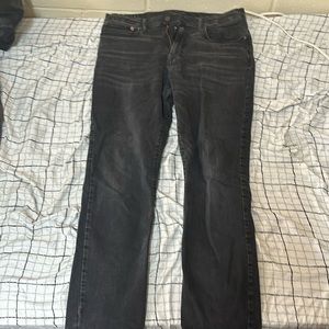 Black jeans, slim straight